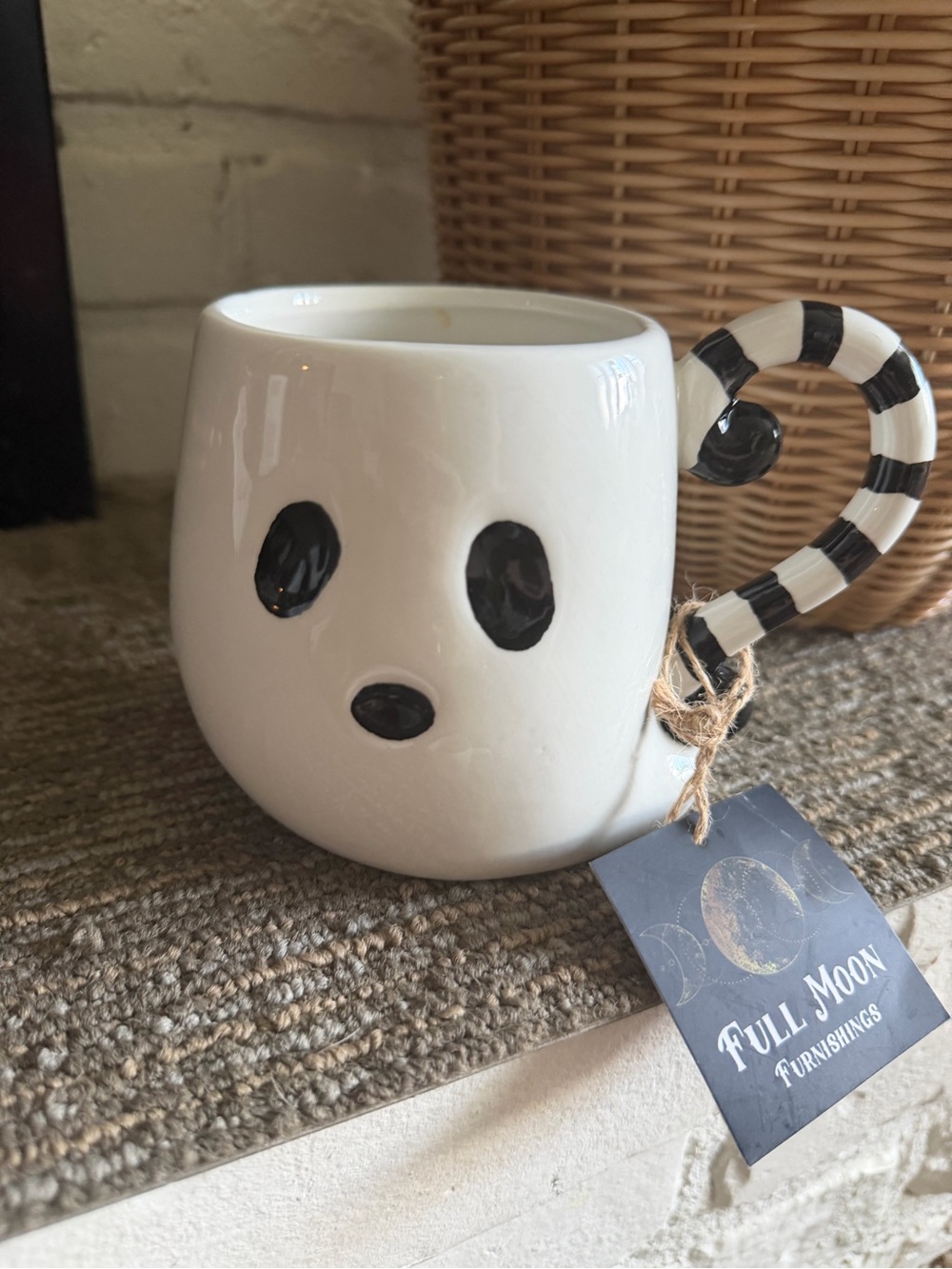 White & Black Panda Accent Mug